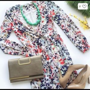 Floral Wrap Dress